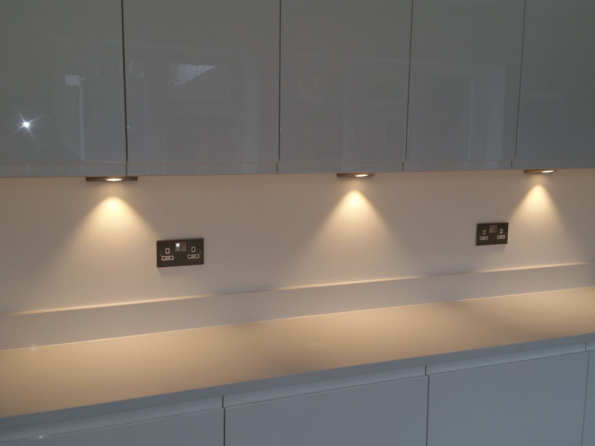 LED lighting installed by AJOB Electrical Ltd electrician in Leeds