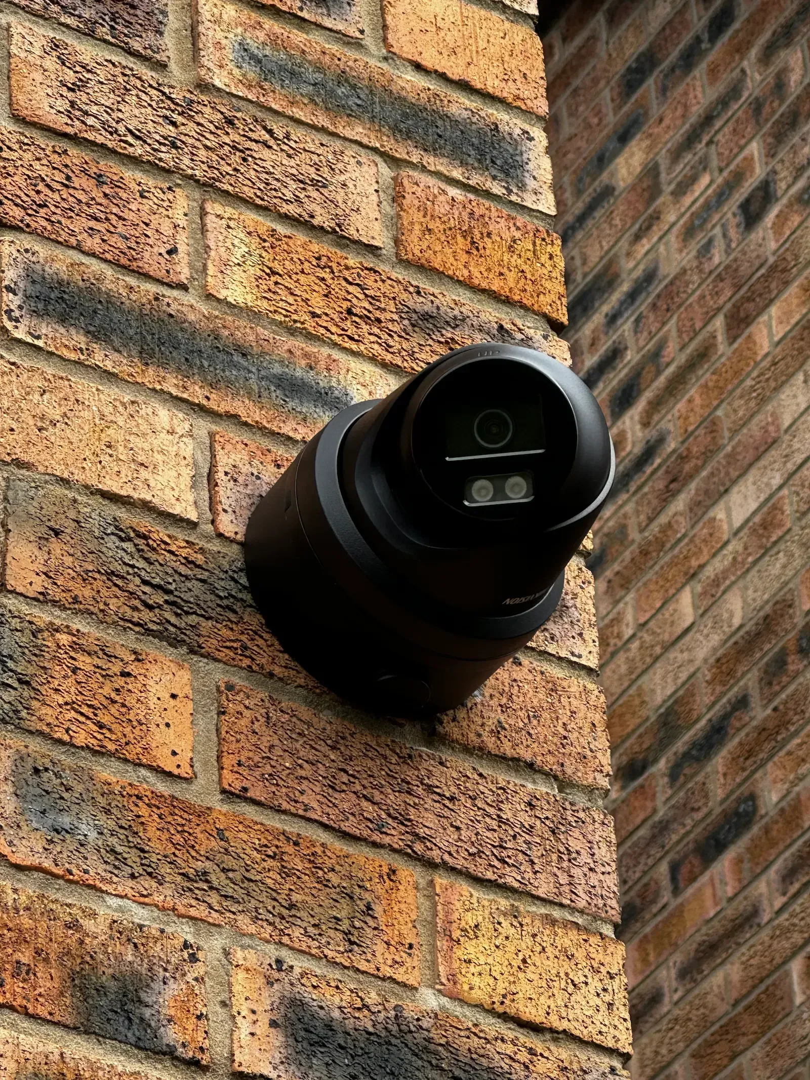 A photo of a CCTV camera installed by AJOB Electrical Ltd.
