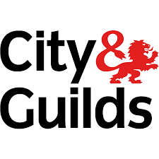 The logo for city & guilds has a red lion on it.