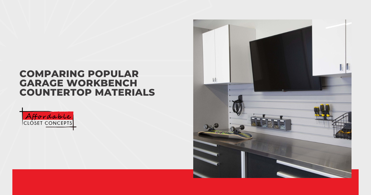 Comparing Popular Garage Workbench Countertop Materials