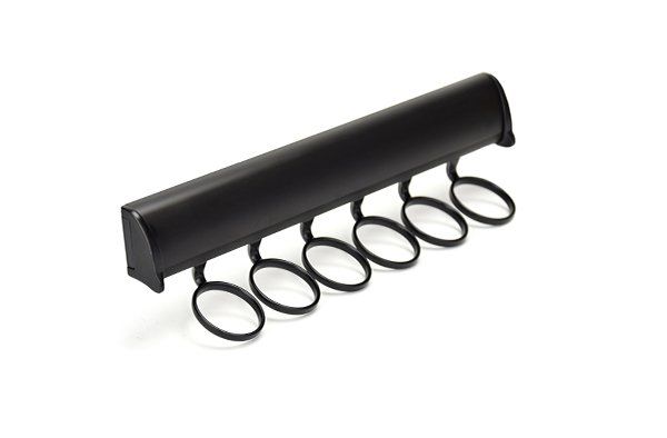 Matte Black Color Option for Scarf Rack Organizer