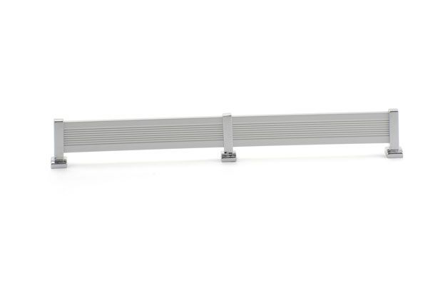 Matte Aluminum Color Option for Elite Shoe Fence Organizer