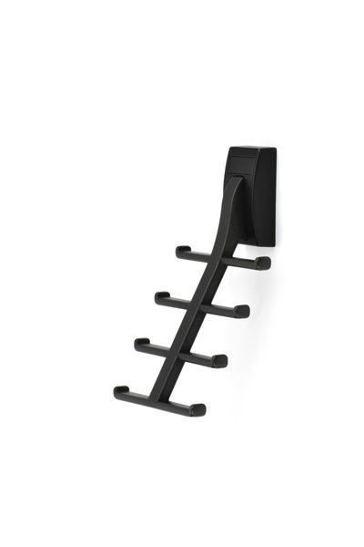 Matte Black Color Option For Tie Hook Organizer