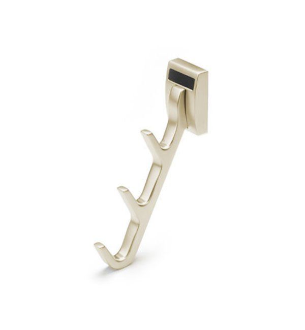 Matte Nickel Color Option For Waterfall Hook Organizer