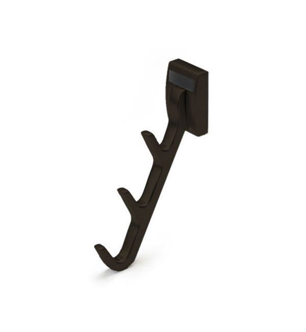 Matte Black Color Option For Waterfall Hook Organizer
