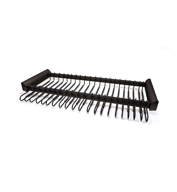 Matte Black Color Option For Pants Organizer