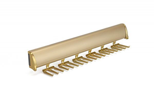 Gold Elite Tie Rack