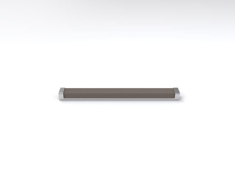 Pewter Matte Aluminum Color Option for Luxe Leather Handles