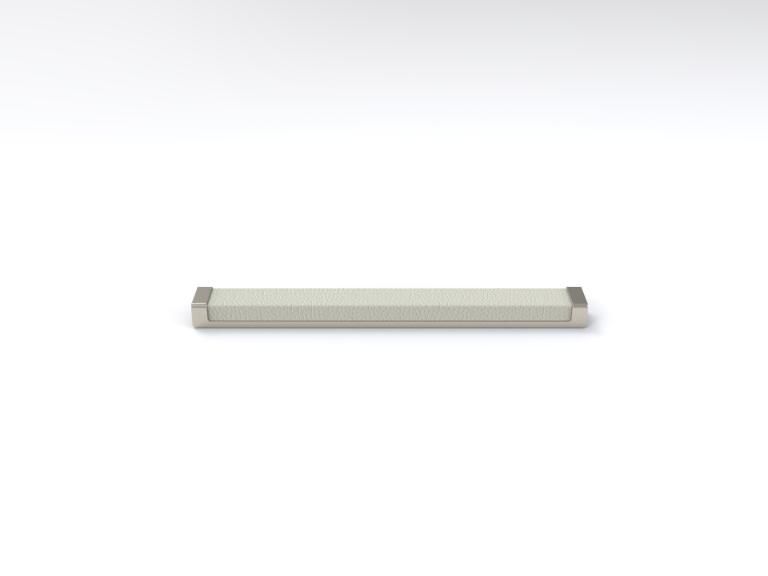 Winter Matte Nickel Color Option for Luxe Leather Handles