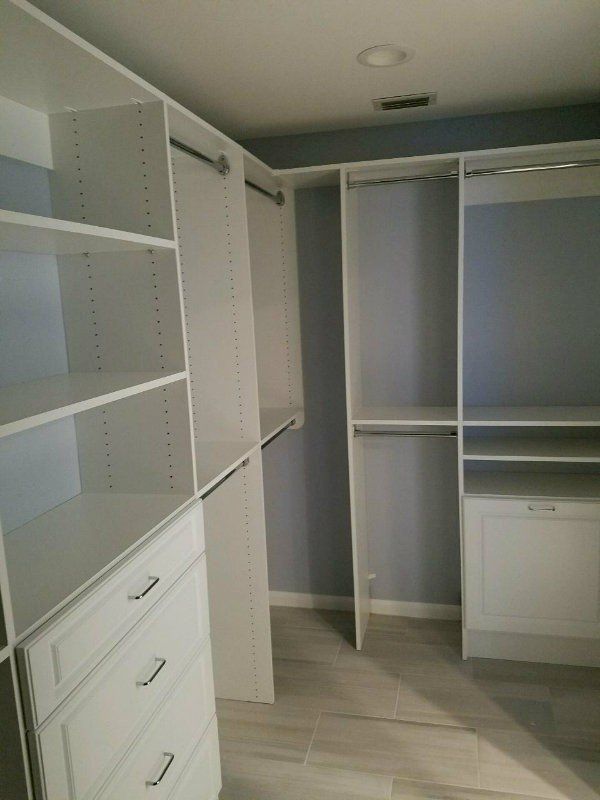 Custom Walk In Closet System Installed in Clearwater, FL