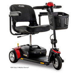 Go Elite Traveler 4-Wheel 12-Amp Red Travel Scooter