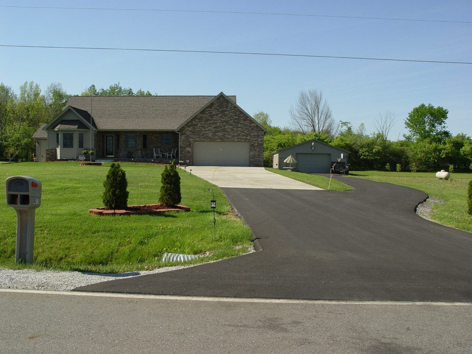 Newly Constructed Roadway At The Front Of The House - Clio, MI - Chippewa Asphalt Paving