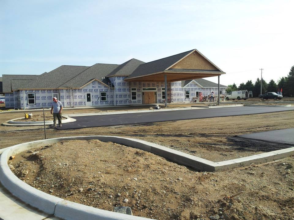 Roadway Construction At The Front Of The House - Clio, MI - Chippewa Asphalt Paving
