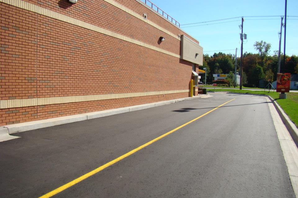 Newly Striping Driveway - Clio, MI - Chippewa Asphalt Paving