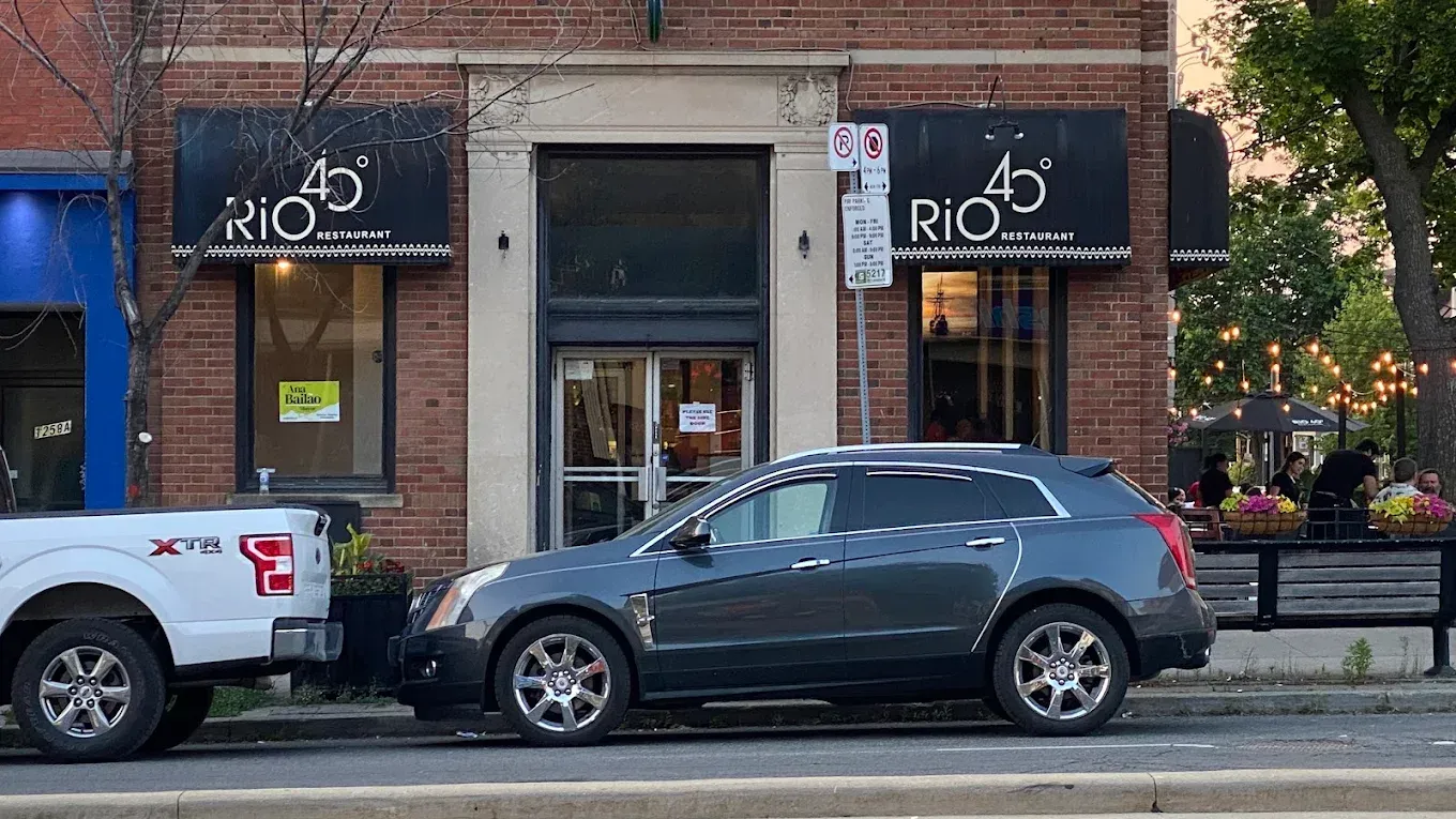 The exterior of the best brazilian restaurant in Toronto, Rio 40.