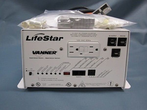 A lifestar vanner electrical device is sitting on a table