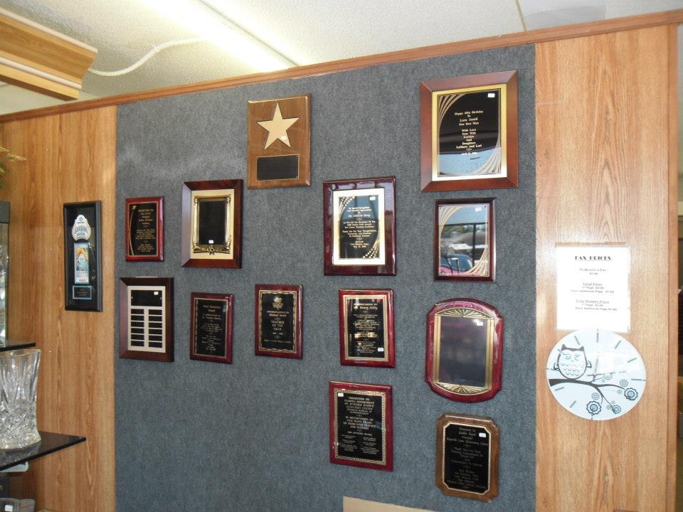 Awards On Display — Jacksonville, FL — Trophy Magic and Etch Masters