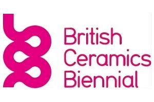 Pink logo for British Ceramics Biennial.