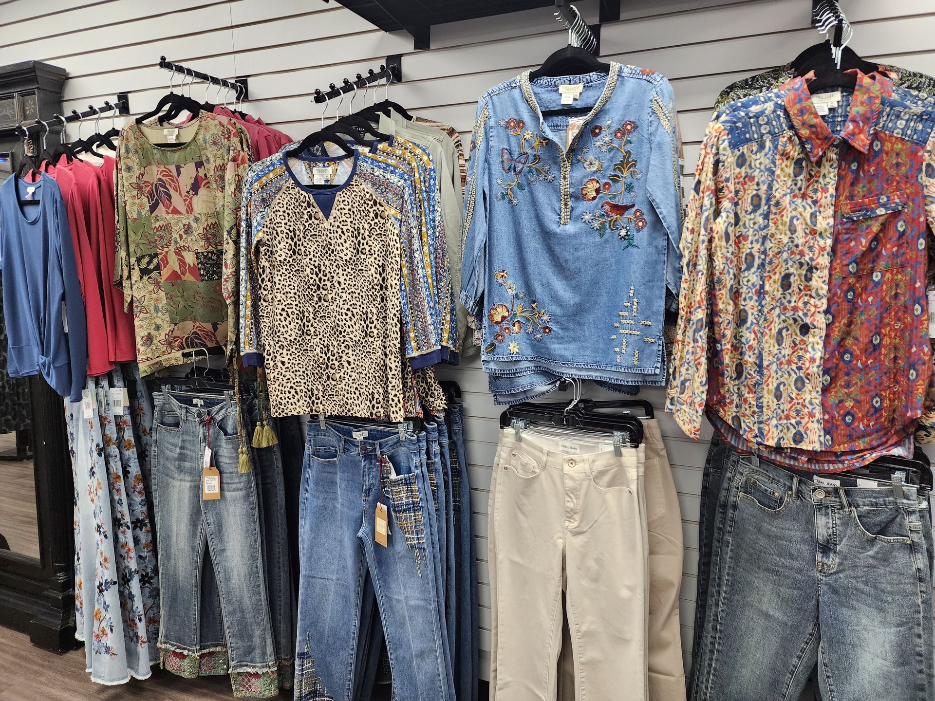 Hanged clothes — Sherman, TX — Sandi's Boutique