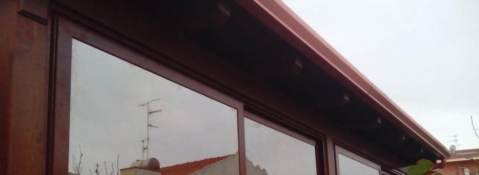 finestre di una veranda