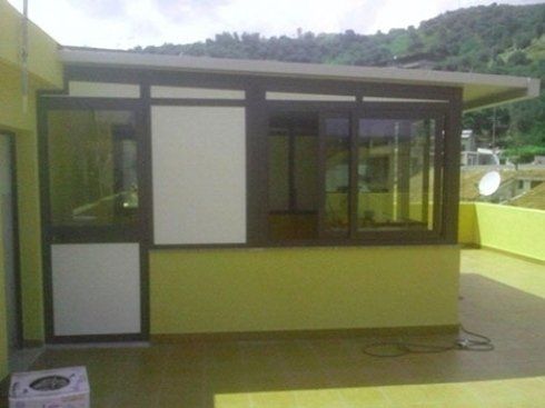 veranda con vetrate