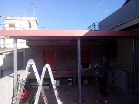 installazione di una veranda