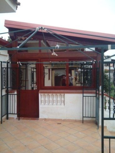 struttura in alluminio per copertura