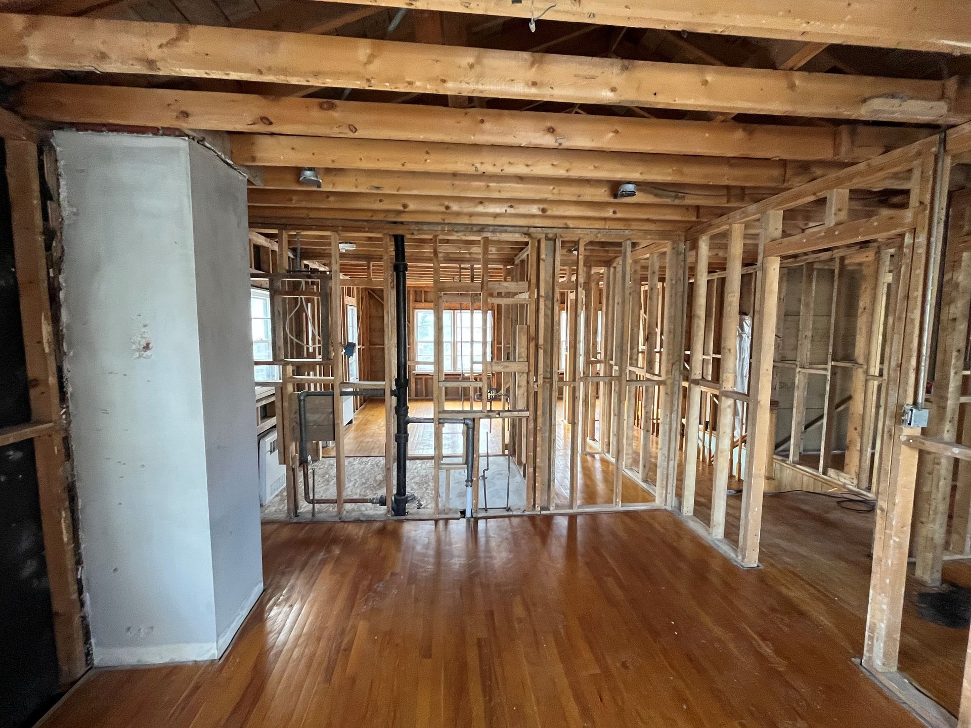 Home interior demolition and structural restoration by HRS Restoration Services in Denver Colorado
