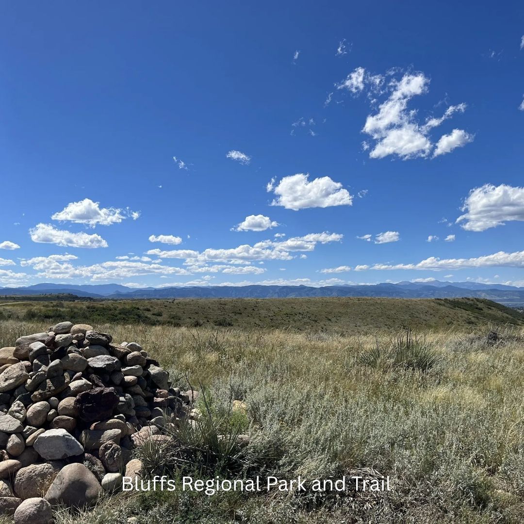 bluffs regional park near the Meridian, Colorado service area near the South Metro corridor