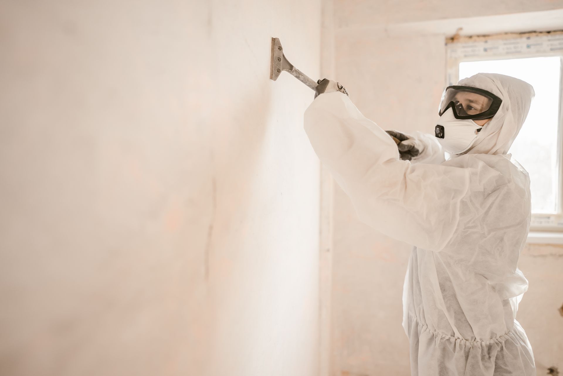 Wall surface cleaning and mold remediation by HRS Restoration Services in Denver Colorado