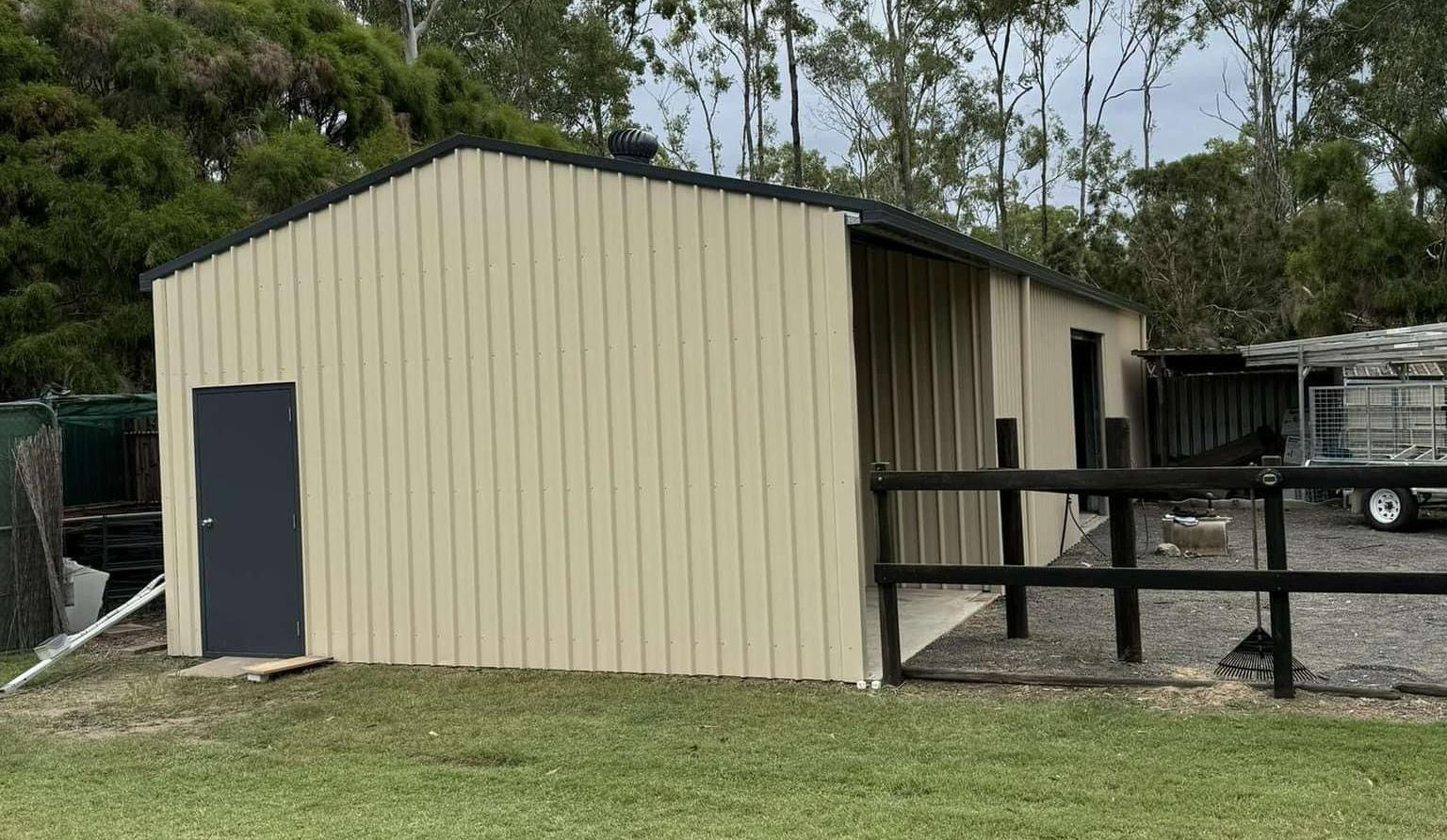 6x15 Shed Open Bay Dungog — ShedPro Constructions in Hunter Valley, NSW