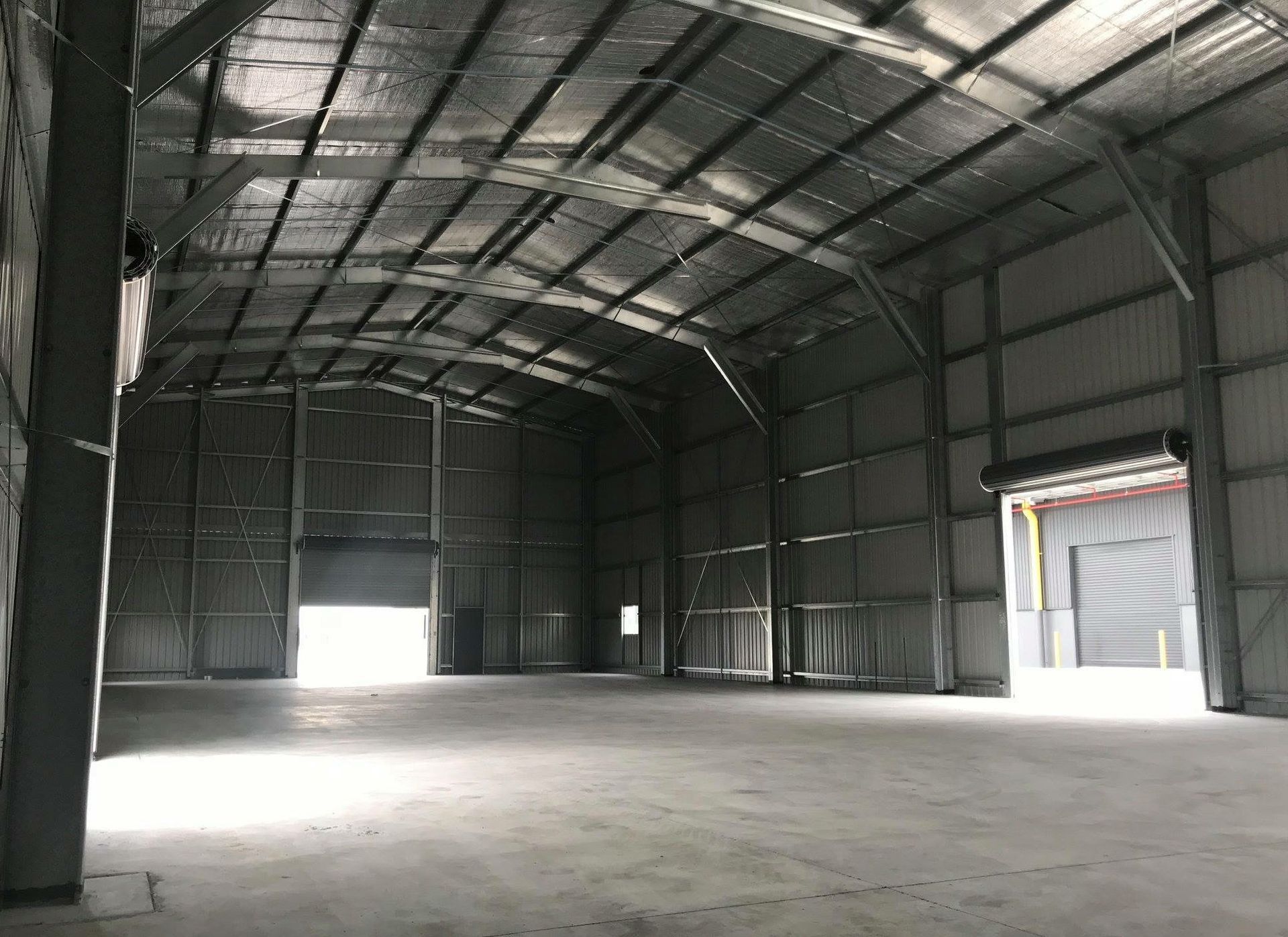 Inside View Of Large Industrial Shed — ShedPro Constructions in Port Macquarie, NSW