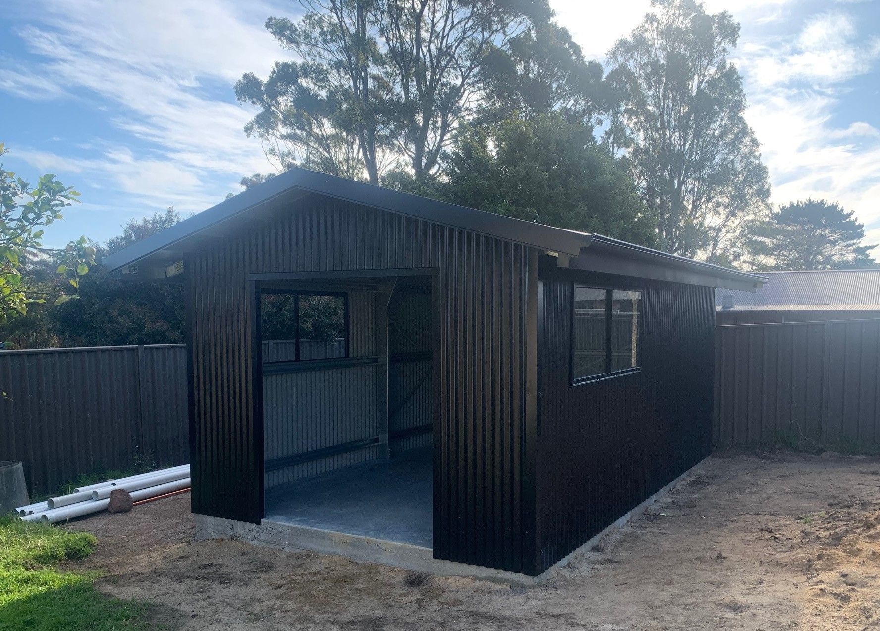 Single Garage Full Eaves — ShedPro Constructions in Bulahdelah, NSW