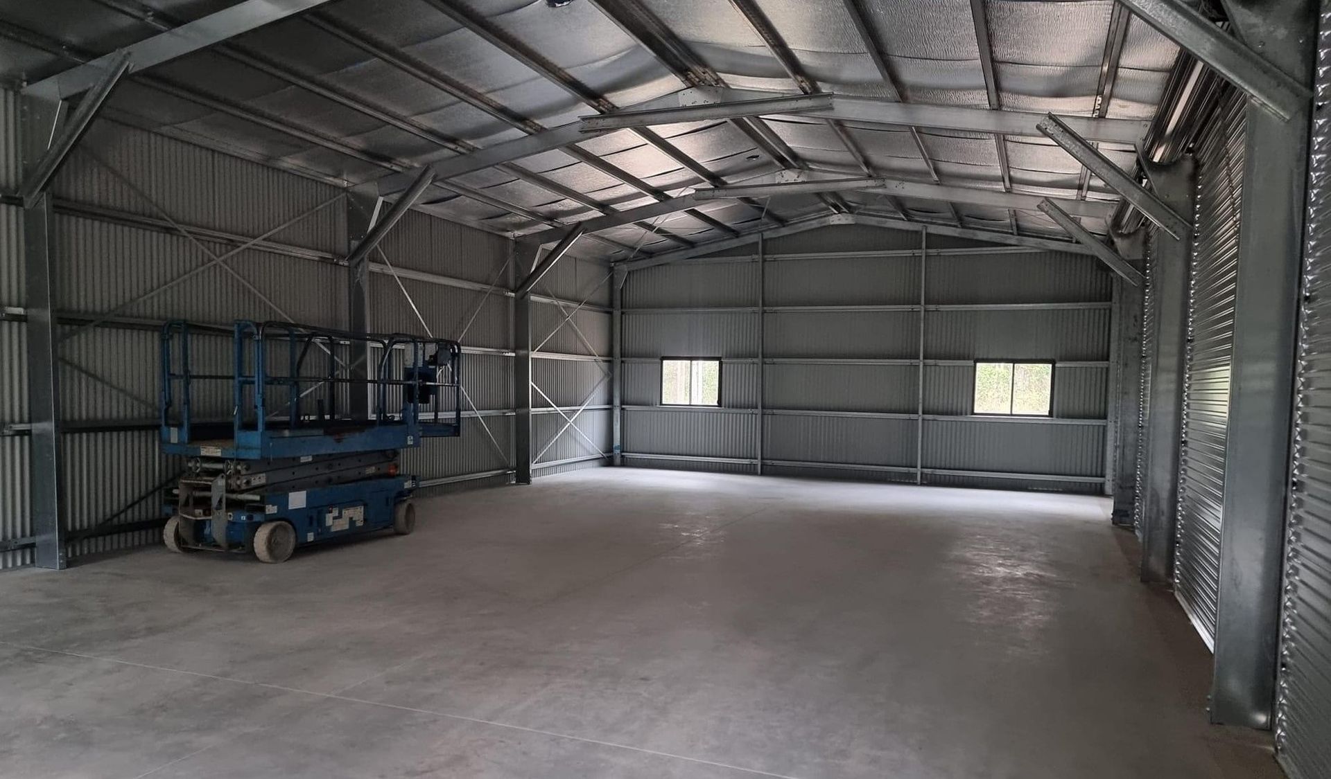 Internal View Of Shed — ShedPro Constructions in Smiths Lake, NSW