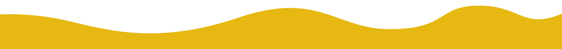 Yellow Wavy Divider