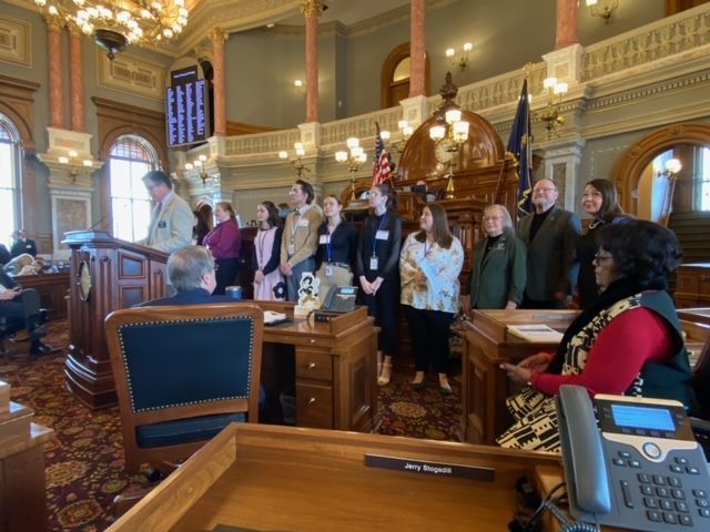 It was an honor to join Rep Kirk Haskins and Kansas Thespians on the House Floor to celebrate Theatre in Our Schools Day at the Capitol.