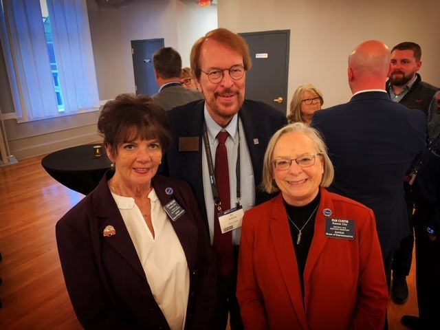 Rep Lynn Melton and I visiting with Ed Jaskinia at the Kansas Association of Realtors Legislative Reception