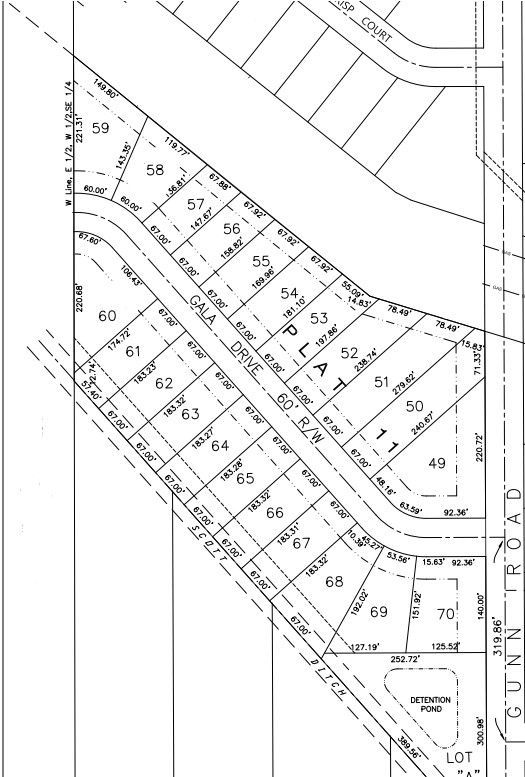 Wingate Meadows Plat Map - Eagle Creek Builders