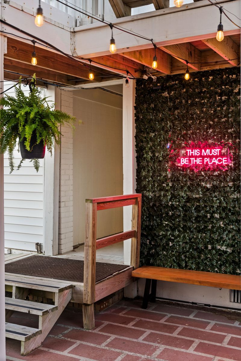 Enjoy our patio at Dry Dock Inn