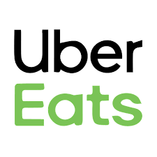 Logo Uber Eats : « Uber » noir au-dessus de « Eats » vert.