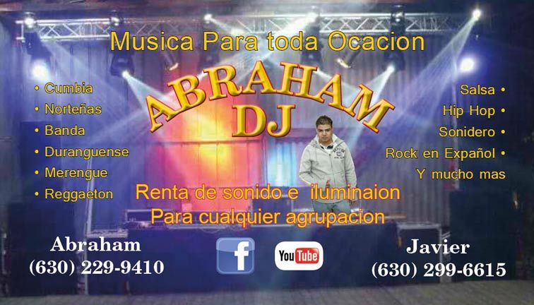 Abraham DJ — Aurora, IL — Wally’s Printing