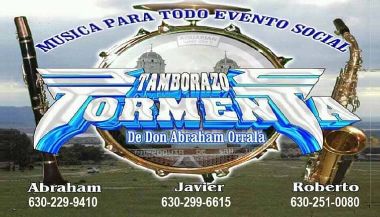 Tamborazo Tormenta — Aurora, IL — Wally’s Printing