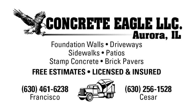 Concrete Eagle — Aurora, IL — Wally’s Printing
