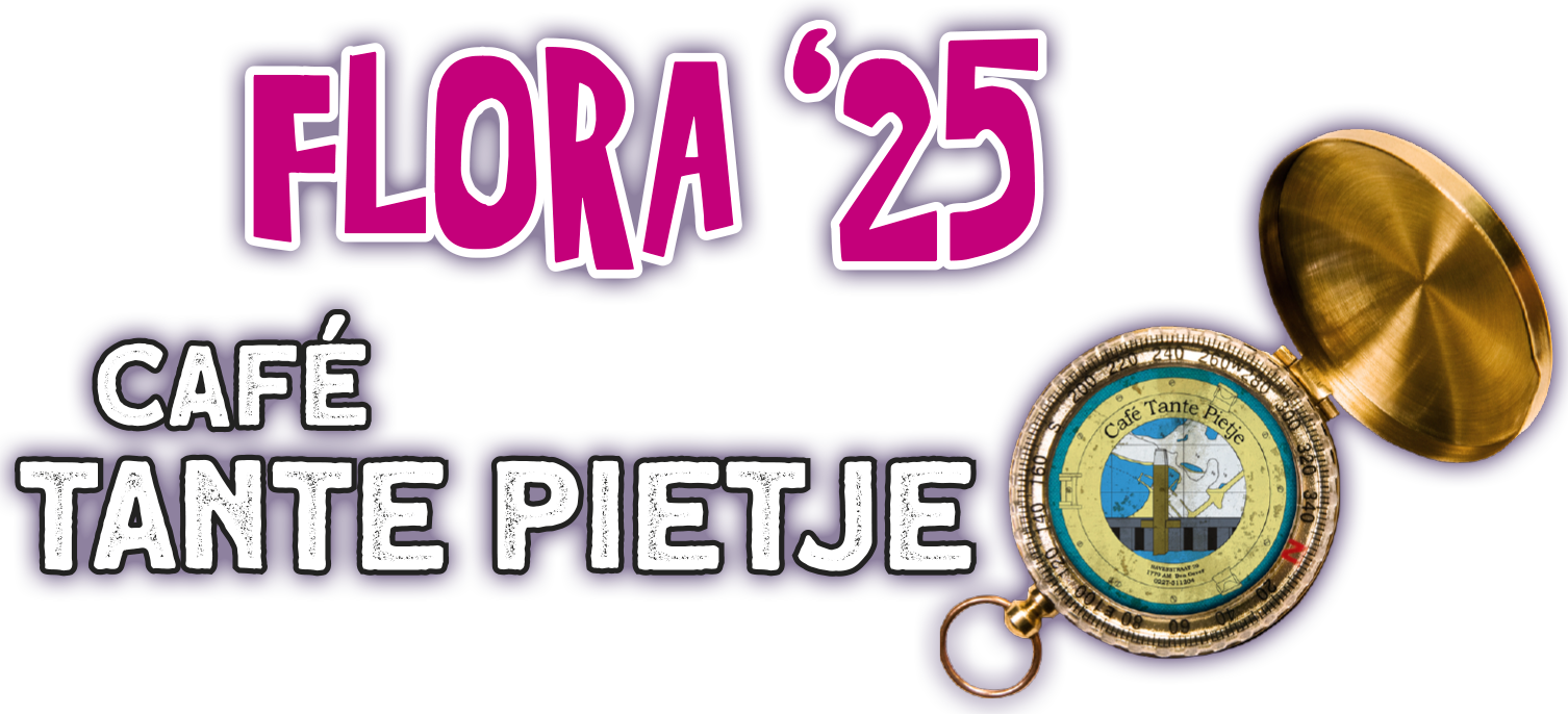 logo cafe tante pietje den oever flora visserijdagen