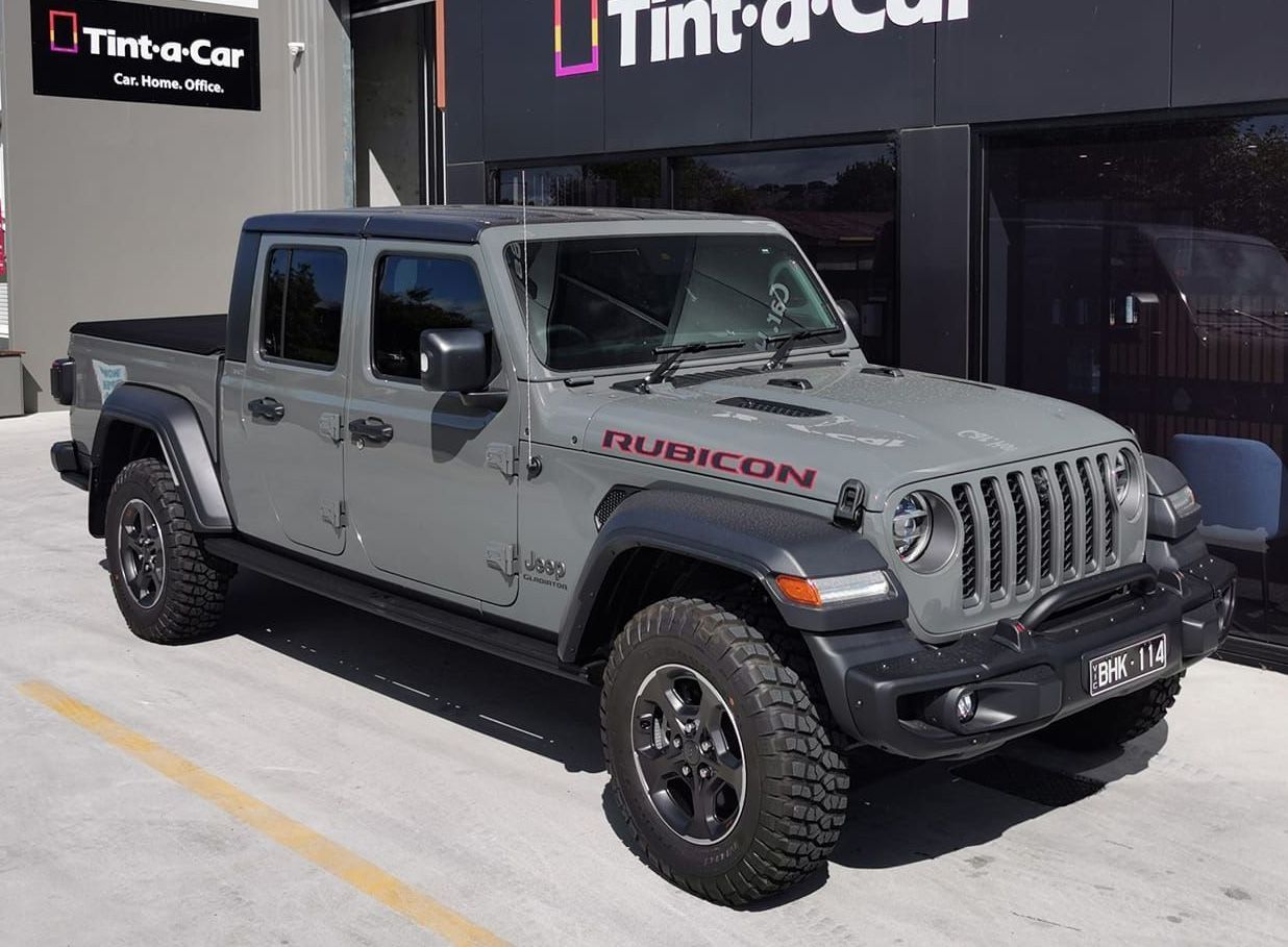 Tint, Automotive Tinting, Car tint, Jeep, Jeep Gladiator, Gladiator Rubicon, Rubicon