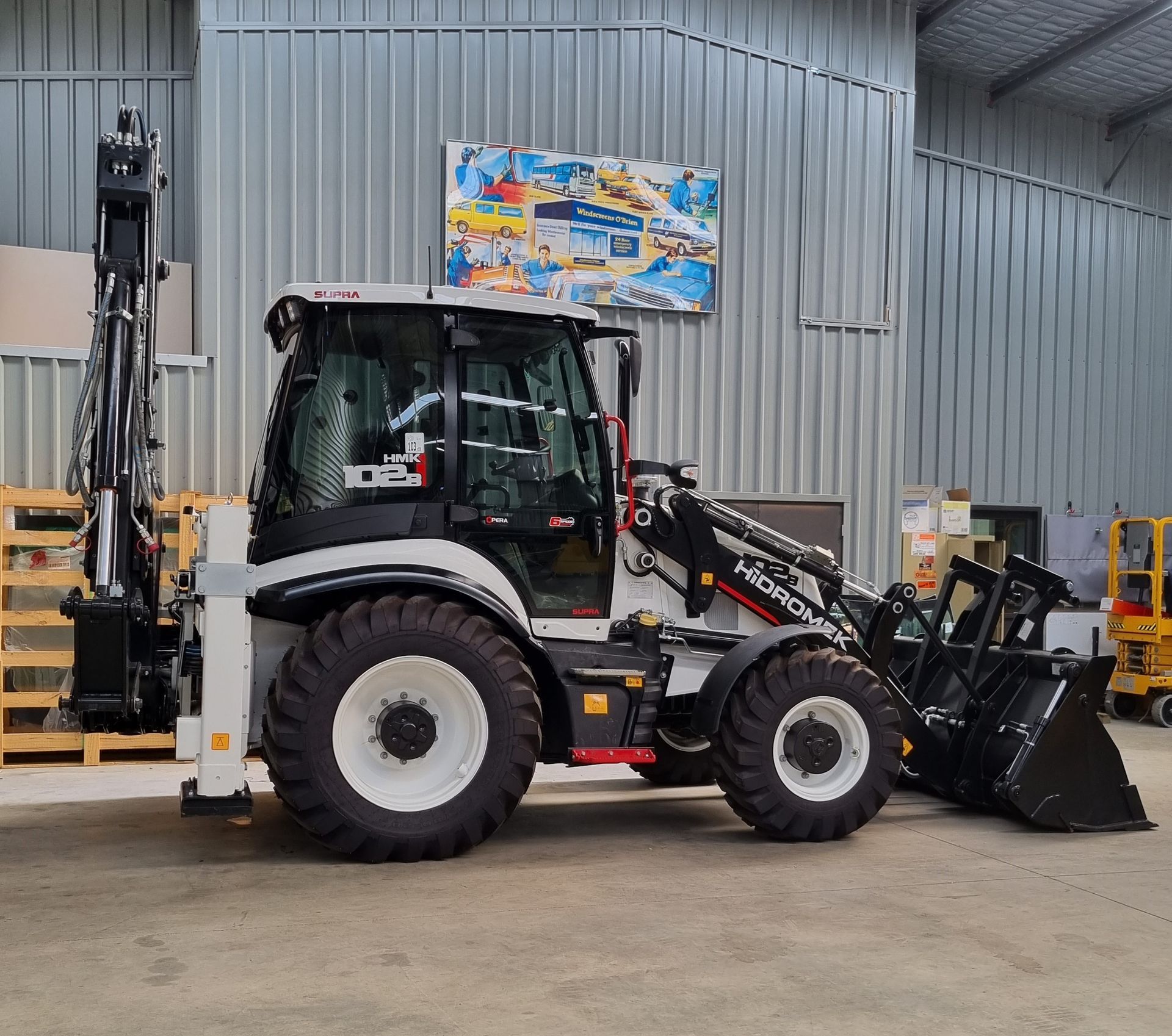 Hidromek Supra, Hidromek Tractor, Hidromek, Machinery tinting, Tractor Tinting, Farming Tint