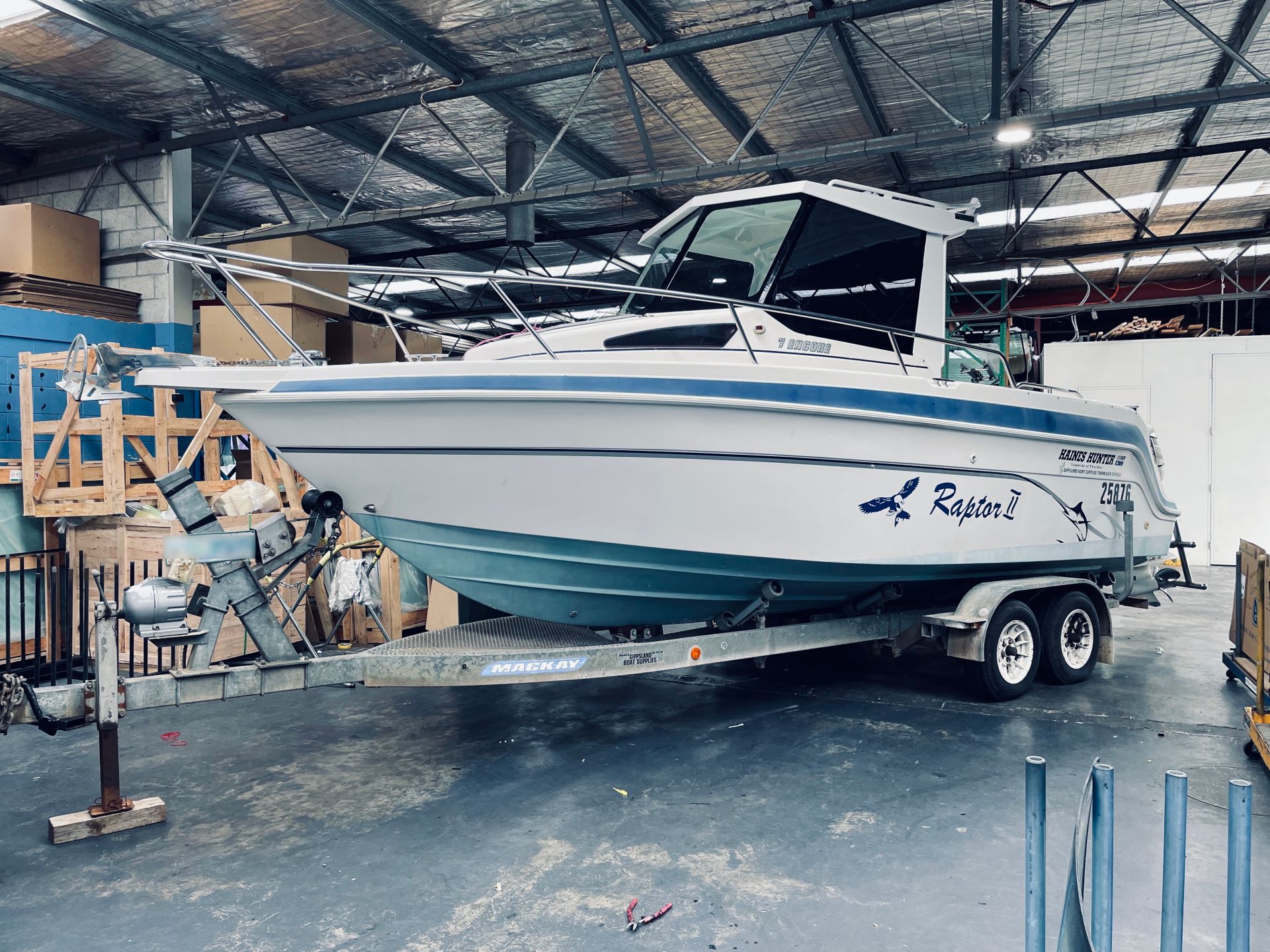 Boat Glass, Boat Cab, Haines Hunter