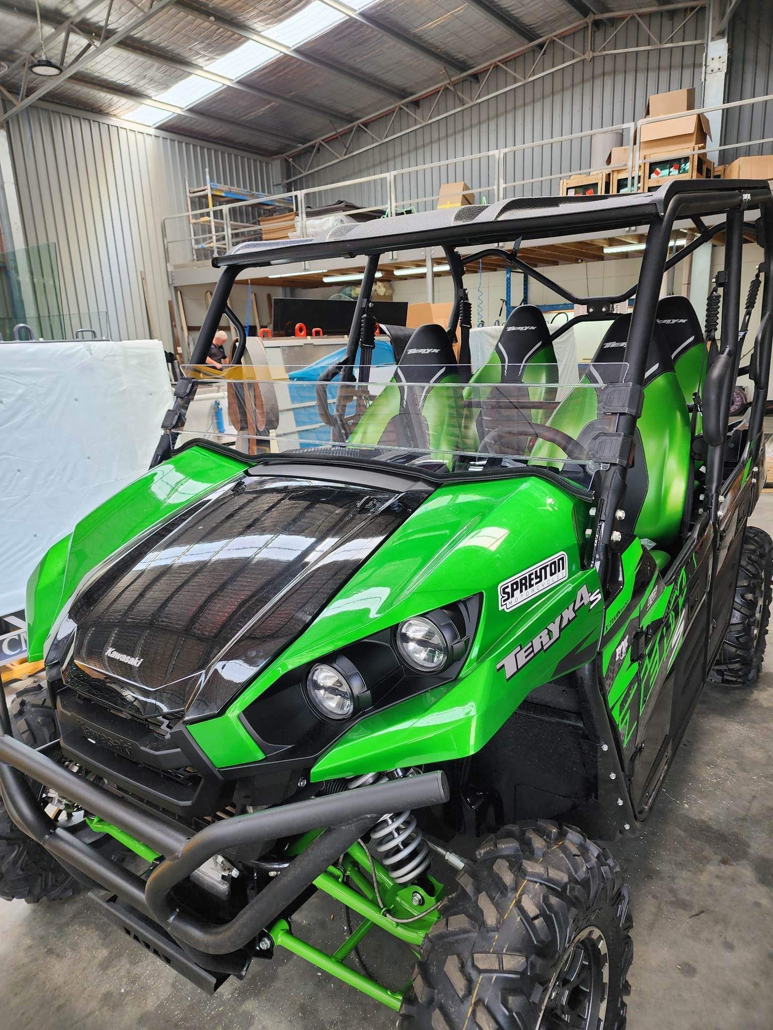 Kawasaki Teryx, Teryx Screen, Kawasaki front screen, Kawasaki buggy, buggy, buggie