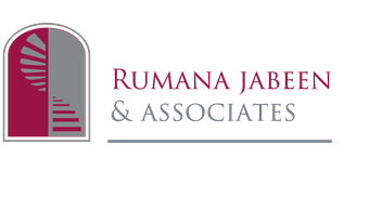 A logo for rumana jabeen and associates