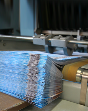 leaflets being printed